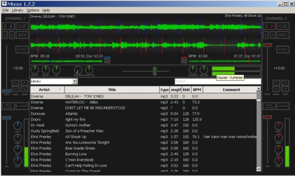 Free DJ Software: MIXXX