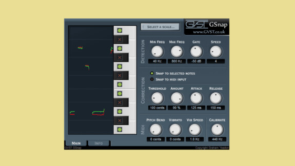 GVST GSnap: AutoTune Plugin for free