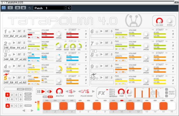 Free VST Plugins Tatapoum: Beat Making wie in Reason ReDrum