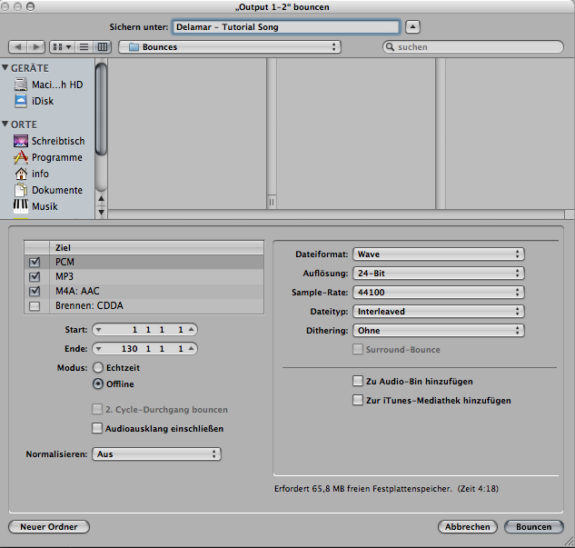 Logic Tutorial 7: Bouncen in Logic 9