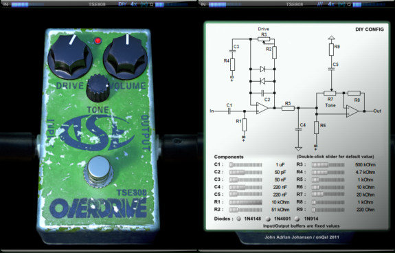 TSE 808: Freeware Overdrive Plugin für Windows