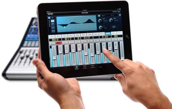 Fernbedienung via iPad für PreSonus StudioLive DigitalMixer