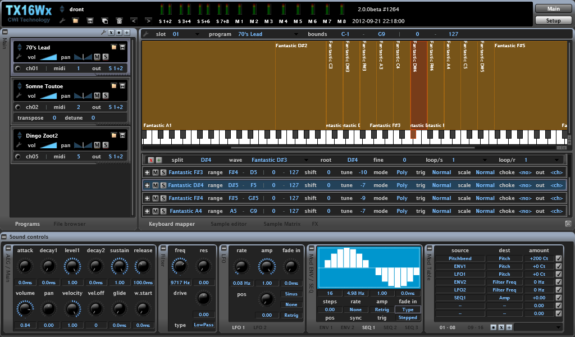 Free Sampler: CWITEC TX16Wx kostenloser Freeware Sampler