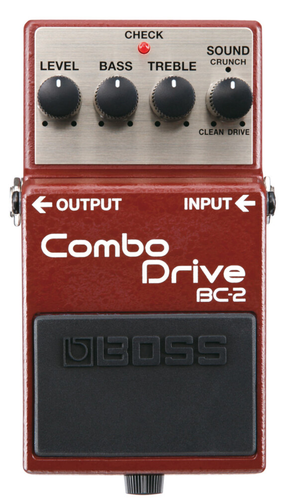 Boss BC-2 Combo Drive: Klassischer Brit-Rock-Sound als Pedal