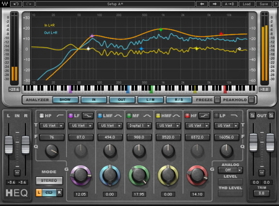 Waves H-EQ: Equalizer Plugin mit dem Besten zweier Welten