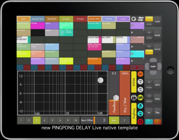 iPad App für Ableton Live: touchAble