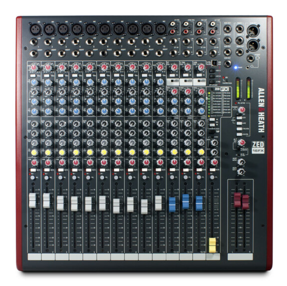 Allen & Heath ZED-16FX: Kompaktes Mischpult mit 16 Kanälen