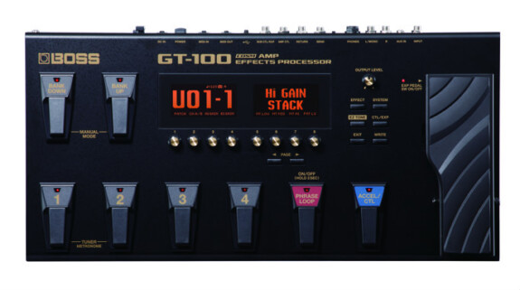 Boss GT-100: Multieffektgerät für Gitarristen