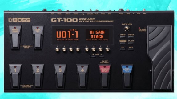 Boss GT-100: Multieffektgerät für Gitarristen