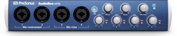 PreSonus AudioBox 44VSL Testbericht: USB Audio Interface mit 4×4 In/Out