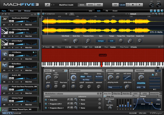 MOTU MachFive 3 Testbericht: Umfangreicher Software-Sampler