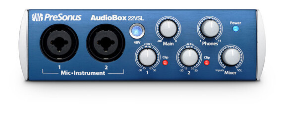 PreSonus AudioBox 22VSL Testbericht: USB Audio Interface mit 2×2 In/Out