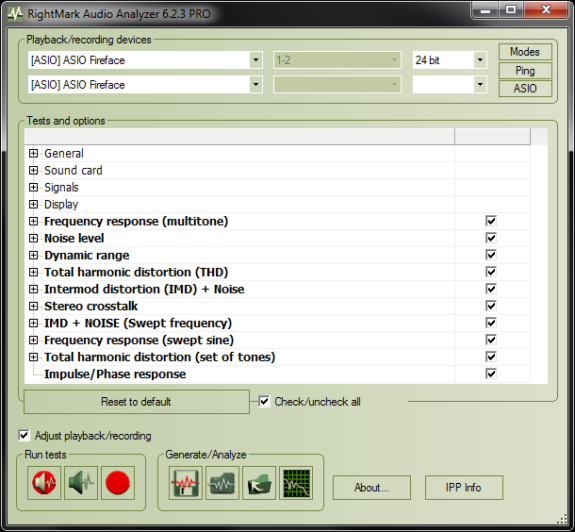 RightMark Audio Analyzer: Signalqualität von Audio Equipment messen