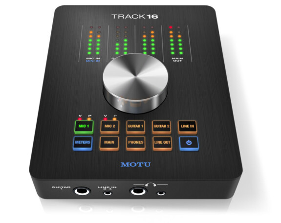 MOTU Track16: Desktop Audio Interface mit minimalistischem Design