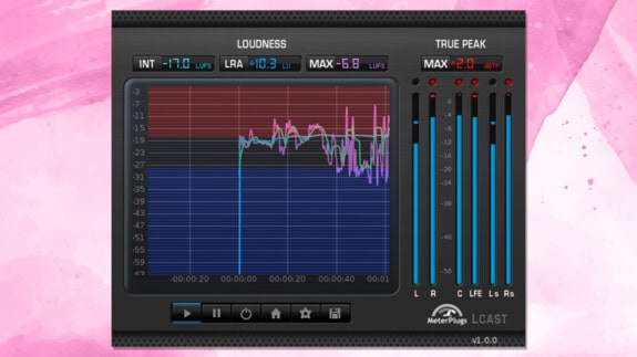 MeterPlugs LCAST: Loudness Meter für Windows & Mac OS X