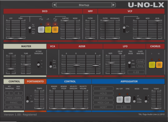 TAL-U-NO-LX: Emulation des Roland Juno-60