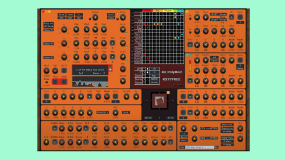 KX77FREE Kx-PolyMod: Kostenloser Synthie – wie für Klaus Schulze