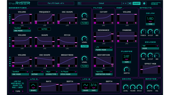 AIR The Riser Testbericht: Virtuelles Instrument für musikalische Übergänge