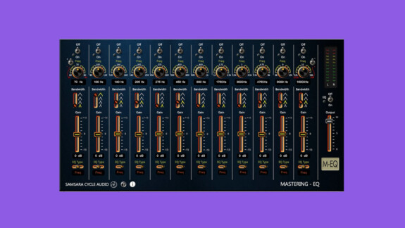 Samsara Cycle Audio M-EQ: Mastering-Equalizer für Windows