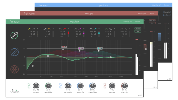 sonible frei:raum Testbericht: 3-facher EQ in einem Plugin