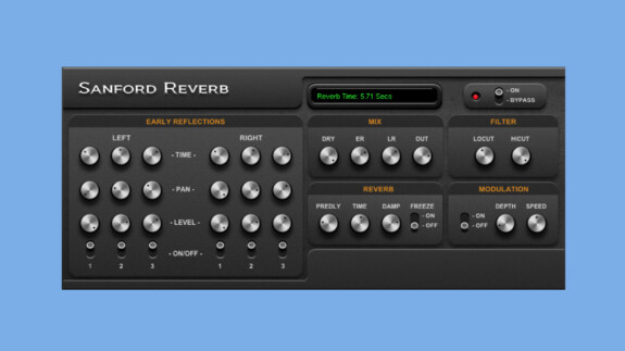 Sanford Reverb: Opulenter Halleffekt als gratis Download