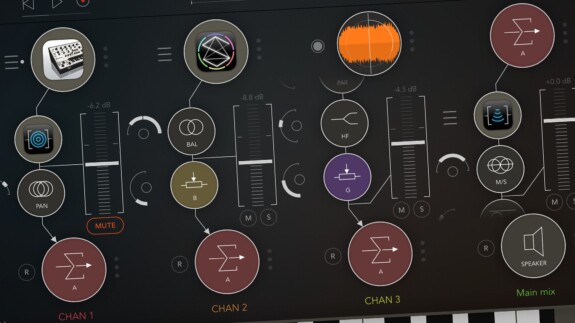 Kymatica AUM: Starke iOS App für Mixing & Recording – mit MIDI, Audio Units uvm.