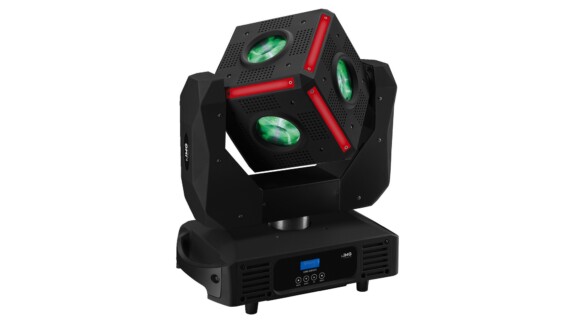 IMG STAGELINE CUBE-630/LED: Moving Head Beam mit 6 RGBW-LEDs