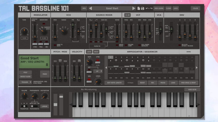 TAL Bassline 101: Free VST Plugin