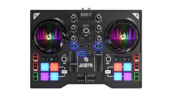 Hercules DJControl Instinct P8: Günstiger kleiner DJ Controller jetzt mit Pads