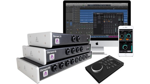 Apogee Element 24, 46 & 88: Thunderbolt Audio Interfaces mit Fernsteuerung