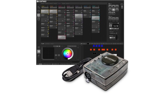 Cameo DVC 4: DMX Interface für bis zu 512 Kanäle + Software für Lightshows