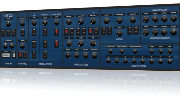 discoDSP OB-Xd: Synth à la Oberheim für PC, Mac & Linux