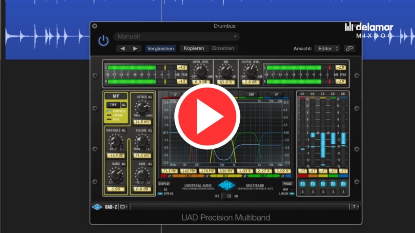 Drums & Multiband-Kompression - delamar Mixdoc #003