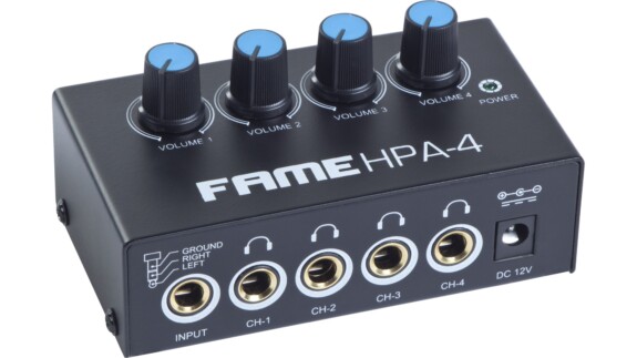 Fame HPA-4 Testbericht: 4-Kanal-Kopfhörerverstärker für 19 Euro