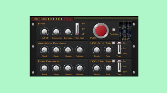 2Rule SynthTrack: Kostenloses Auto-Filter mit Step-Sequenzer