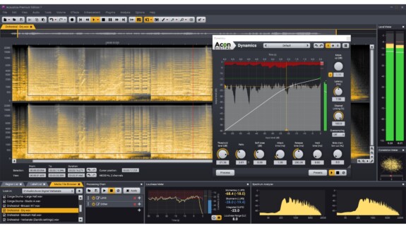 Acon Digital Acoustica Premium Edition 7: Vielversprechender Audio-Editor