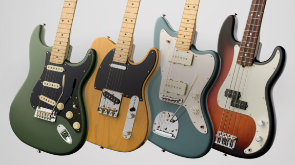 Fender American Professional Series: Gitarren & Bässe aller Couleur