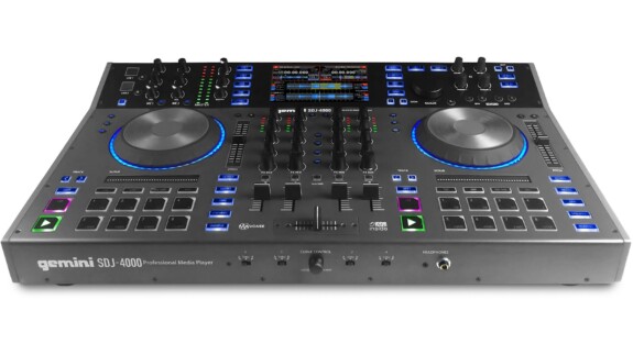 Gemini SDJ-4000: Eigenständiger DJ Controller + 4-Kanal-Mixer