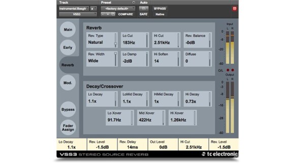 TC Electronic VSS3 Native: Algorithmisches Reverb Plugin