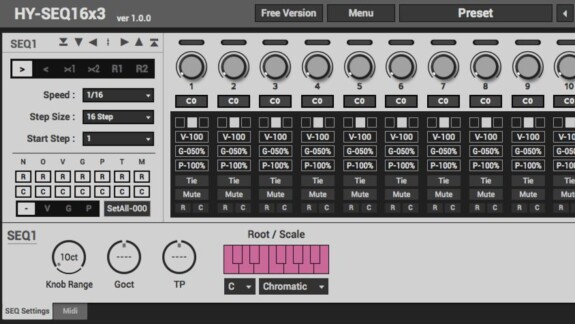 Freeware Friday: HY-SEQ16 – kostenfreier Step Sequencer von HY-Plugins