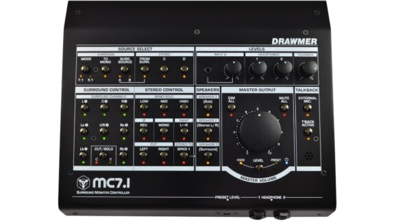 Drawmer MC7.1: Monitor Controller für Surround-Systeme