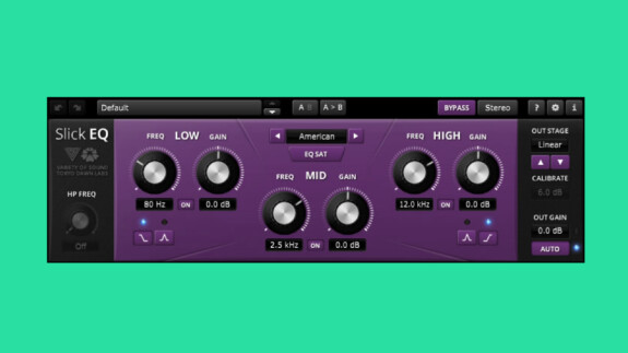 TDR VOS SlickEQ: Equalizer Plugin mit Saturation & Auto Gain