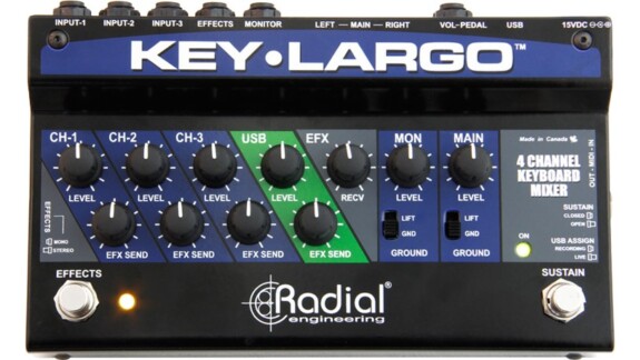 Radial Key-Largo: Keyboard-Kontrollstation