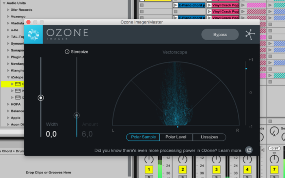 iZotope Ozone Imager: Bearbeitung der Stereo-Basis