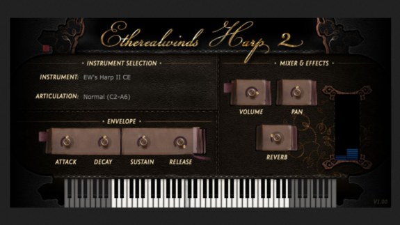 Etherealwinds Harp II CE: Virtuelle Harfe aus den Versilian Studios