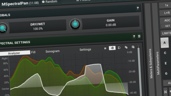 MeldaProduction MSpectralPan: Panning für jede Frequenz