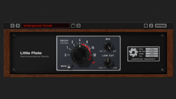 Soundtoys Little Plate Reverb – Kostenfrei bis zum 22. November