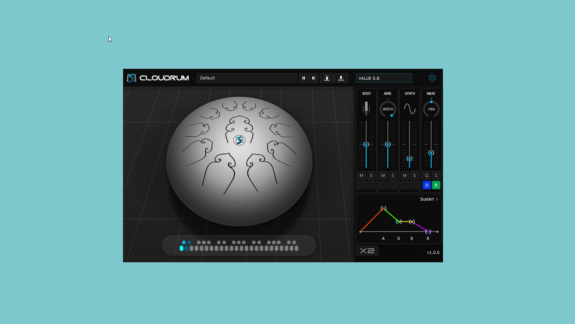 Ample Sound Percussion Cloudrum: Freeware Steel-Tongue-Drum