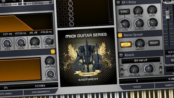 EastWest MIDI Guitar Instruments 1-5 Test: Sample Library für Gitarren-MIDI-Controller