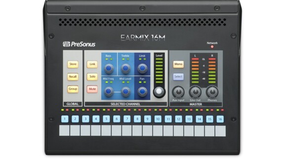 PreSonus EarMix 16M: Monitormixer für 16 Kanäle via AVB